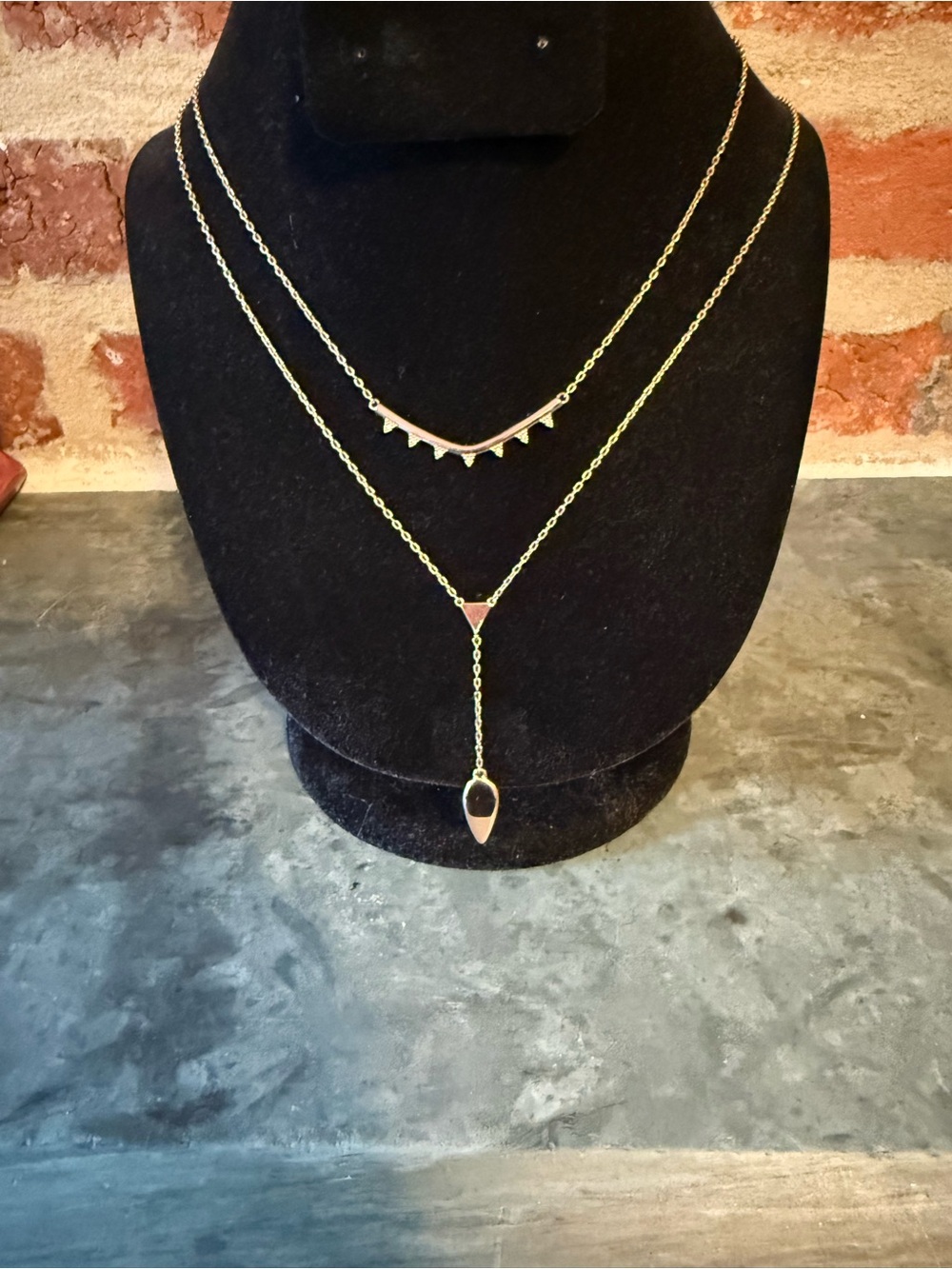 Stella & Dot Tiered Lariat Necklace